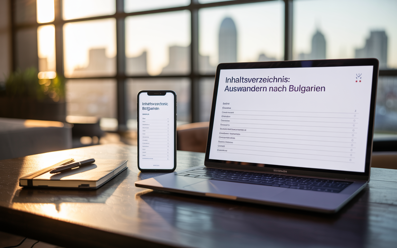 Inhaltsverzeichnis Auswandern Bulgarien